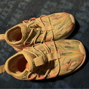 Puma Kids Sneakers in Yellow and Pink